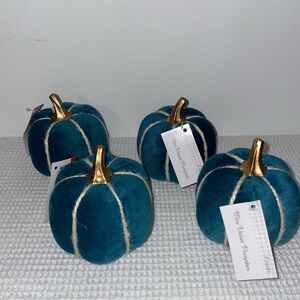 Mini velvet pumpkins - set of 4- target bullseye playground